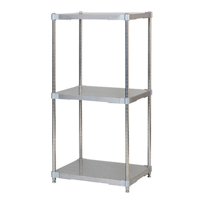 【5%OFF】【燕三条製】 PROFACE SUS304ステンレスソリッドシェルフ3段 460×600×1200 SUS304ステンレスポール スチールラック スチールシェルフ ラック キッチンラック レンジラック 業務用 業務用ラック(代引不可)