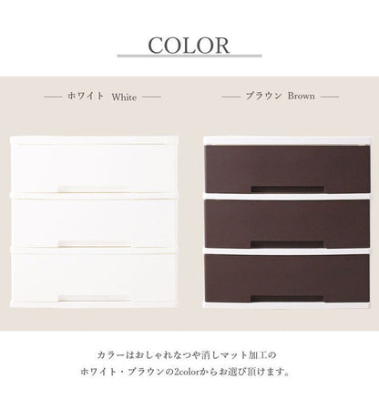 ニューライフ ワイド 収納ケース 3段 クローゼット ワイド チェスト タンス 収納(代引不可)