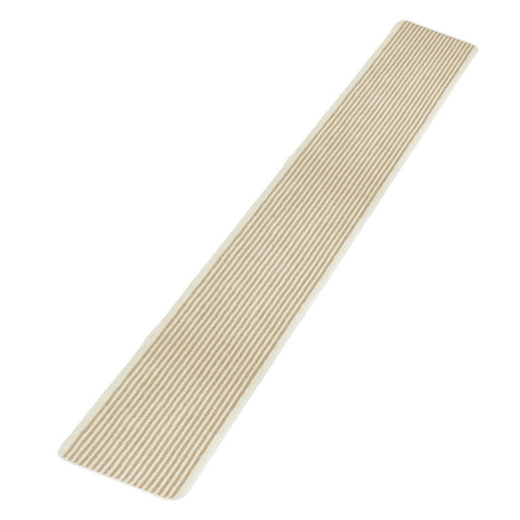 マルナカ 日本製 天然素材使用 キッチンマット 50×270cm 黄麻ストライプ 麻使用 洗える 台所マット 足拭きマット 足ふきマット(代引不可)