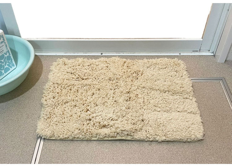 マルナカ マイクロファイバー バスマット 2枚セット 35×50cm シンフォニー ふわっふわ! 洗える ノンスリップ加工済み お風呂マット 足拭きマット 足ふきマット(代引不可)