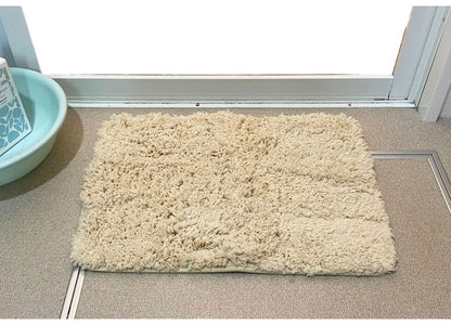 マルナカ マイクロファイバー バスマット 2枚セット 35×50cm シンフォニー ふわっふわ! 洗える ノンスリップ加工済み お風呂マット 足拭きマット 足ふきマット(代引不可)