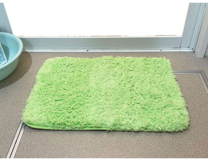 マルナカ マイクロファイバー バスマット 2枚セット 35×50cm シンフォニー ふわっふわ! 洗える ノンスリップ加工済み お風呂マット 足拭きマット 足ふきマット(代引不可)
