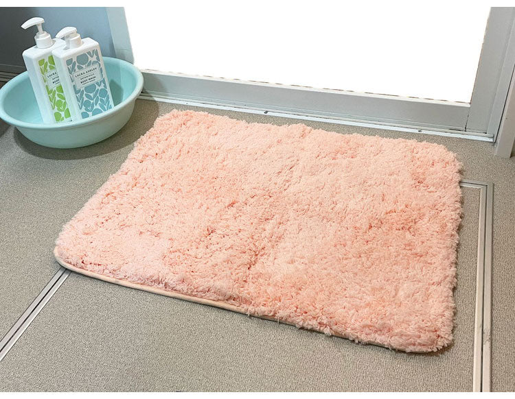 マルナカ マイクロファイバー バスマット 2枚セット 45×60cm シンフォニー ふわっふわ! 洗える ノンスリップ加工済み お風呂マット 足拭きマット 足ふきマット(代引不可)