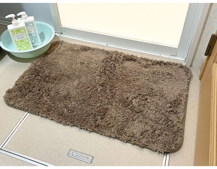 マルナカ マイクロファイバー バスマット 2枚セット 50×80cm シンフォニー ふわっふわ! 洗える ノンスリップ加工済み お風呂マット 足拭きマット 足ふきマット(代引不可)