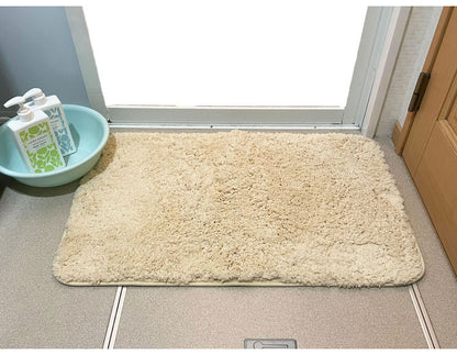 マルナカ マイクロファイバー バスマット 2枚セット 50×80cm シンフォニー ふわっふわ! 洗える ノンスリップ加工済み お風呂マット 足拭きマット 足ふきマット(代引不可)