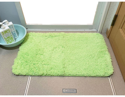 マルナカ マイクロファイバー バスマット 2枚セット 50×80cm シンフォニー ふわっふわ! 洗える ノンスリップ加工済み お風呂マット 足拭きマット 足ふきマット(代引不可)