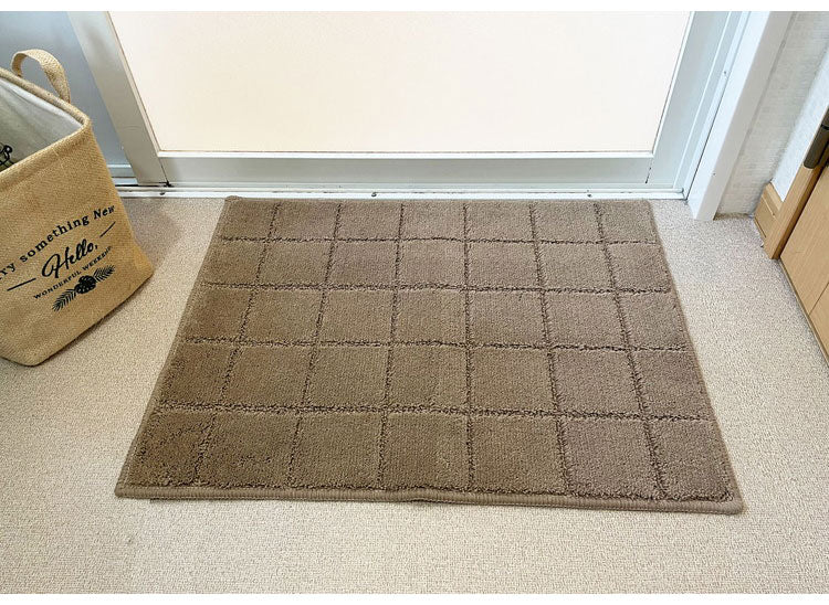 マルナカ 日本製 抗菌防臭 吸水速乾 バスマット 45×60cm レチカータ 洗える ノンスリップ加工済み お風呂マット 足拭きマット 足ふきマット(代引不可)