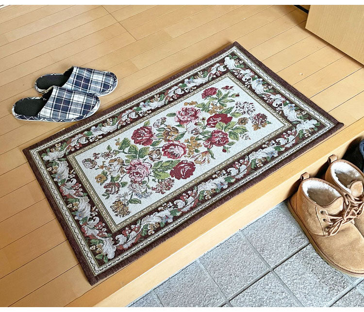 マルナカ 玄関マット ニーム 洗える 50×80cm ゴブラン織 シェニールマット インテリアマット デザインマット 玄関 室内 ラグマット(代引不可)