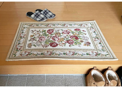 マルナカ 玄関マット ニーム 洗える 50×80cm ゴブラン織 シェニールマット インテリアマット デザインマット 玄関 室内 ラグマット(代引不可)