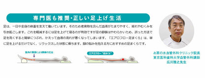 足枕 日本製 低反発 むくみ ZONEフィット設計 通気性 血行促進 ウレタン 国産 膝下 疲労 分散 リラックス 睡眠 足まくら あし枕 脚まくら 脚枕 フットピロー エアロフロー 枕 まくら ピロー 快眠枕 安眠枕 フィット感