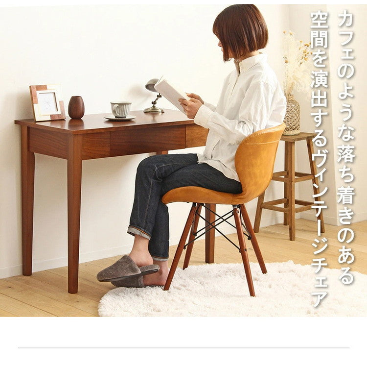 ダイニングチェア おしゃれ チェア レザー 合皮 完成品 デスクチェア デザインチェア オフィスチェア ダイニング リビング 椅子 イス テレワーク 木製 無垢材 天然木 新生活 レッド ネイビー イエロー(代引不可)