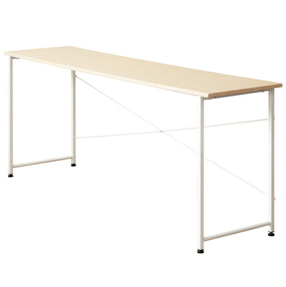 パソコンデスク 180cm幅 奥行45cm 省スペース ワイド デスク ワークデスク pcデスク 勉強机 学習机 書斎机 白 おしゃれ シンプル テレワーク 在宅 リビング 学習デスク 作業台 カウンター スリム(代引不可)