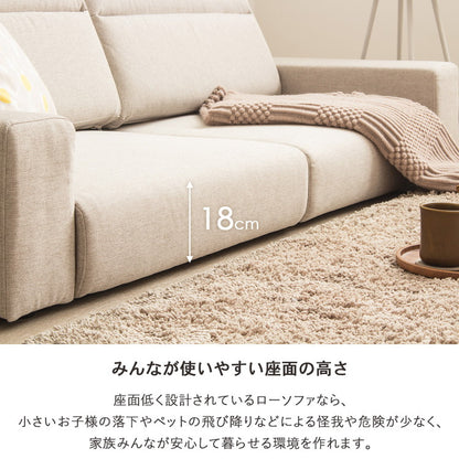 ローソファー かわいい ローソファ ハイバック コンパクトソファー 2人掛け 二人 コンパクト ソファ 白 ホワイト おしゃれ ロータイプ ソファ ワイド フロアソファー ソファー 可愛い 一人暮らし(代引不可)