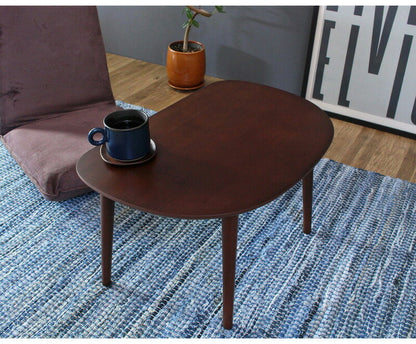 オーバルテーブル 半円型 幅60cm センターテーブル リビングテーブル ミニテーブル かわいい キッズテーブル 木製 お絵描きテーブル コンパクト ミニ 小さめ 丸い 半円(代引不可)