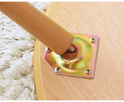 オーバルテーブル 半円型 幅75cm センターテーブル リビングテーブル ミニテーブル かわいい キッズテーブル 木製 お絵描きテーブル コンパクト ミニ 小さめ 丸い 半円(代引不可)