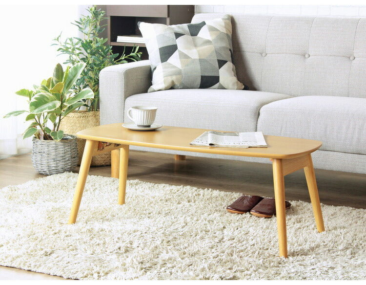 折りたたみテーブル 幅90cm chouchou シュシュ ローテーブル センターテーブル 90×40cm フォールディングテーブル リビングテーブル 四角(代引不可)