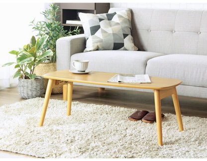 折りたたみテーブル 幅90cm chouchou シュシュ ローテーブル センターテーブル 90×40cm フォールディングテーブル リビングテーブル 四角(代引不可)