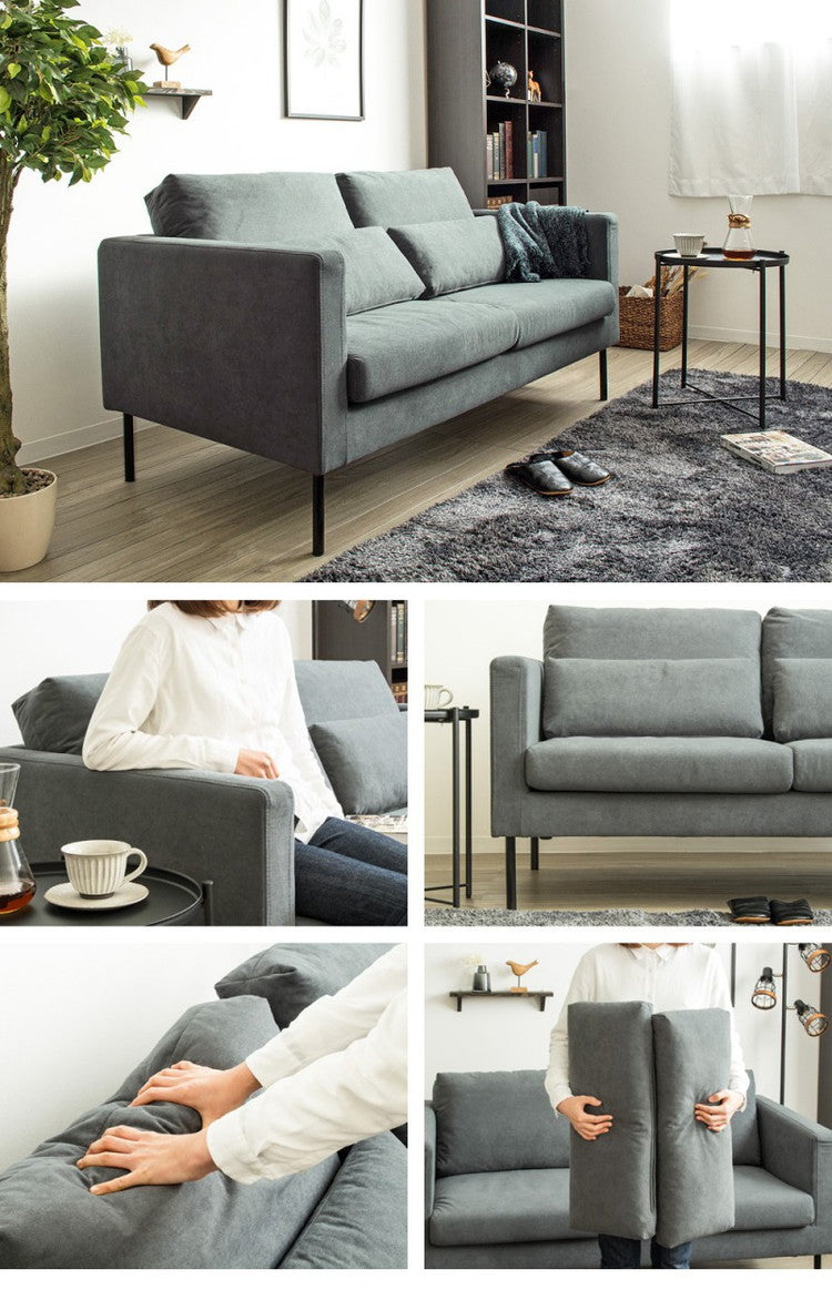 ソファー 2人掛け ワイド 2.5人掛け 幅150cm 肘あり おしゃれ 北欧 モダン 二人掛け ダイニング ソファベッド 可愛い 一人暮らし(代引不可)