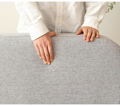 北欧デザインソファ 2.5人掛け 幅150cm 丸みデザイン ソファー 2.5人掛け 2人掛け リビングソファー ソファ ファブリック 天然木 チェア かわいい(代引不可)