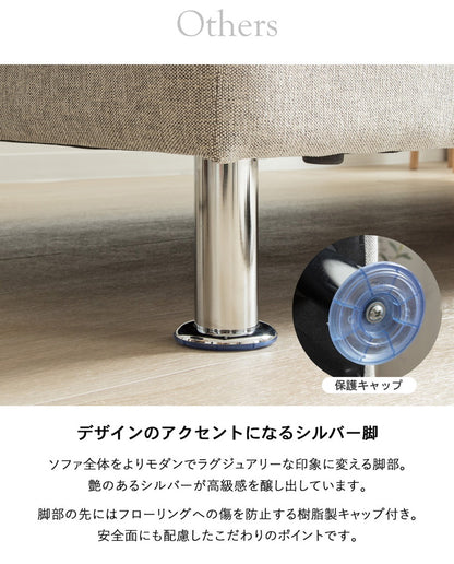 ソファー 3人掛け 北欧 3人 幅185cm ソファ ワイド 韓国 インテリア 座面 広い おしゃれ グレー ごろ寝 クッション お昼寝 あぐらソファ 三人掛け 3人掛けソファ ソファベッド 大きい 肘付き(代引不可)