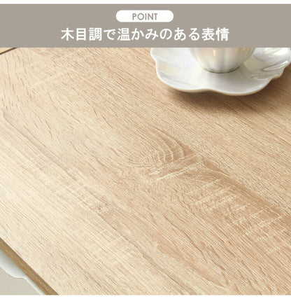 センターテーブル 引き出し付き ガラス天板 幅80cm ROAR ロアー 引き出し リビングテーブル 収納付き ローテーブル センターテーブル 79×45cm リビングテーブル(代引不可)