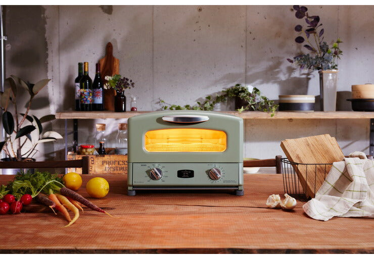 Aladdin アラジン グラファイト グリル&トースター グリーン AGT-G13A(G) トースター オーブン 4枚焼き グリルパン レトロ