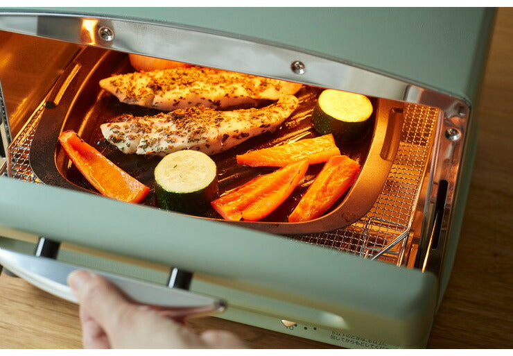 Aladdin アラジン グラファイト グリル&トースター グリーン AGT-G13A(G) トースター オーブン 4枚焼き グリルパン レトロ