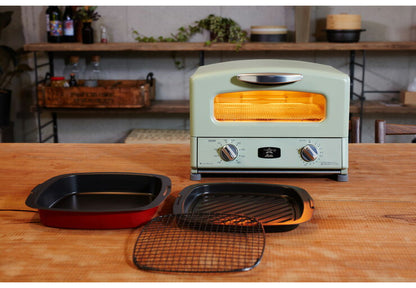 Aladdin アラジン グラファイト グリル&トースター グリーン AGT-G13A(G) トースター オーブン 4枚焼き グリルパン レトロ