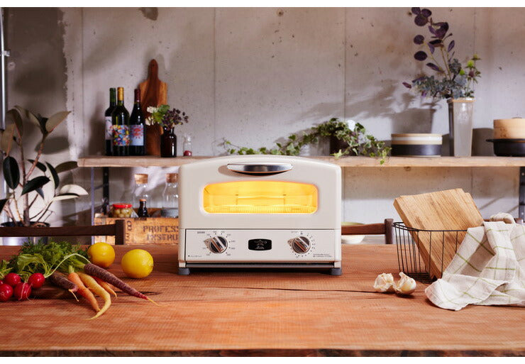 Aladdin アラジン グラファイト グリル&トースター ホワイト AGT-G13A(W) トースター オーブン 4枚焼き グリルパン レトロ