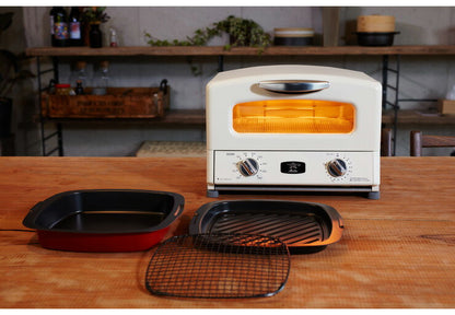 Aladdin アラジン グラファイト グリル&トースター ホワイト AGT-G13A(W) トースター オーブン 4枚焼き グリルパン レトロ