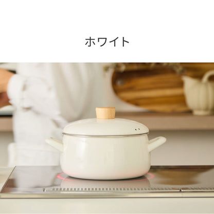 富士ホーロー せいろ付きホーロー鍋 1段 セット 20cm 簡単蒸し料理 蒸し器 蒸し鍋 竹 せいろ セイロ 蒸篭 蒸し野菜 せいろ蒸し 蒸しかご 琺瑯 ほうろう FUJIHORO 両手鍋 鍋 ホーロー【送料無料】