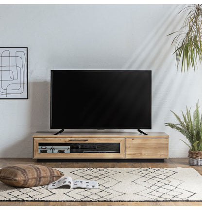 テレビ台 180cm 木目調 ナチュラル インテリア 収納 収納家具 リビング収納 おしゃれ テレビ台 ローボード 棚 テレビラック TV台 TVボード パソコン台 AVボード(代引不可)