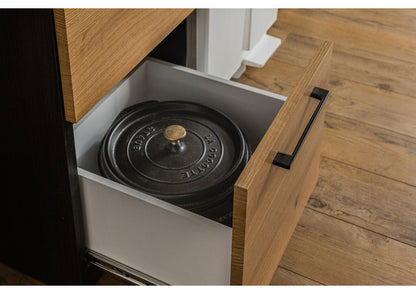 キッチンカウンター 日本製 幅180cm ゴミ箱 ダストボックス テーブル 引き出し おしゃれ ナチュラル 木目調 キッチン収納 キッチンカウンター カウンターワゴン 食器棚 キッチンボード(代引不可)