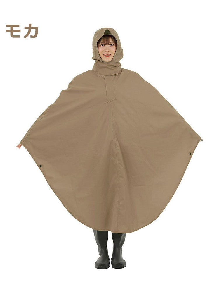 レインコート 自転車 カゴを覆えるサイクルポンチョ 回転フード ヘルメット対応 レインポンチョ フリーサイズ 雨具 カッパ 電動自転車 自転車用 前カゴ かご 覆える 送迎 買い物 背面リフレクター付き(代引不可)