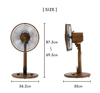 エスケイジャパン DC扇風機 SKJ-K309DC8-W ホワイト DCモーター搭載 8の字首振り扇風機 風量調節8段階 リビング扇風機