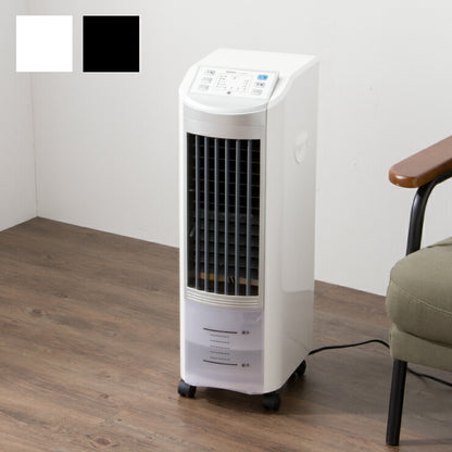 冷風扇 マイコン式 リモコン付 マイナスイオン メーカー1年保証 風量3段階 タイマー機能付 保冷剤2個付き キャスター付き 取っ手付き マイコンタイプ 夏対策 冷風機 スポットクーラー クーラー