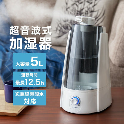 エスケイジャパン 超音波噴霧器 加湿器 SKJ-LS5H 次亜塩素酸水対応