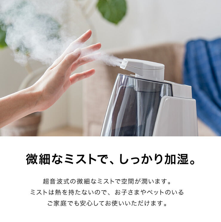 エスケイジャパン 超音波噴霧器 加湿器 SKJ-LS5H 次亜塩素酸水対応