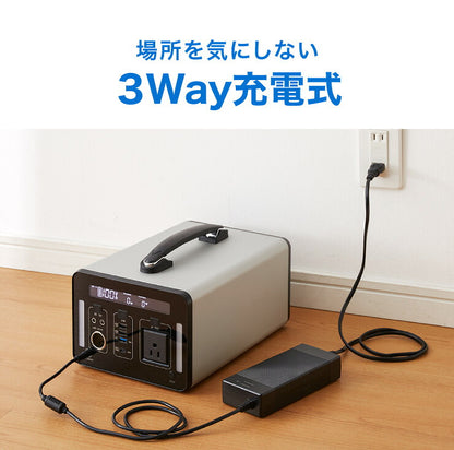 ポータブル電源 1000Wh 大容量 301600mAh 家庭用 小型 正弦波 AC電源 防災 災害 キャンプ アウトドア 車中泊 蓄電池 非常用電源 充電池 バッテリー 発電機 充電器 エスケイジャパン SKJ-MT1000SB