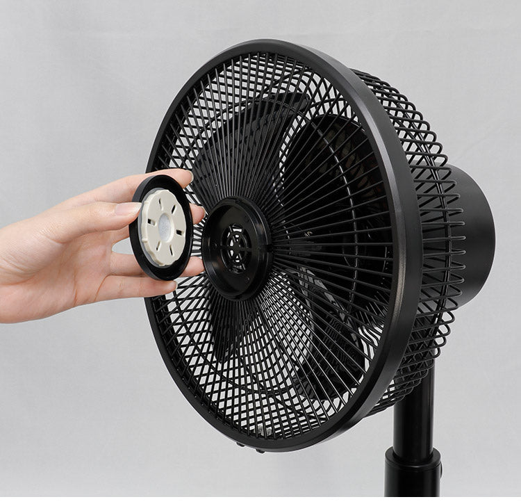 逆回転式扇風機 サーキュレーター DC扇風機 リビング扇風機 木目調 ブラック 送風 逆回転 静音 空気循環 オールシーズン DCモーター