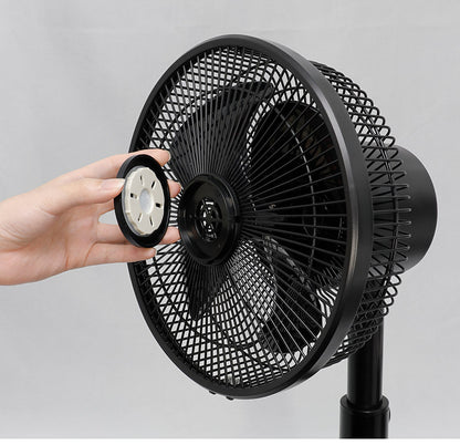 逆回転式扇風機 サーキュレーター DC扇風機 リビング扇風機 木目調 ブラック 送風 逆回転 静音 空気循環 オールシーズン DCモーター