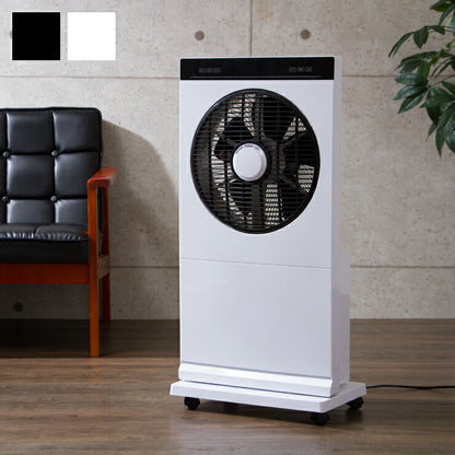 ミストファン マイナスイオン 2.5L 風量3段階 リモコン付き タイマー機能付 ホワイト ブラック 白 扇風機 黒 ファン ミスト