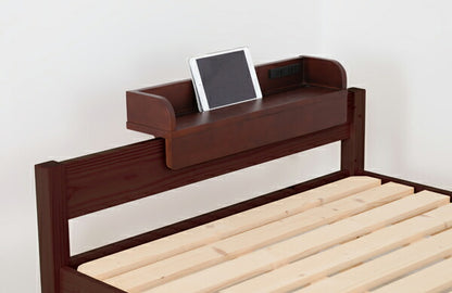 天然木 すのこベッド すのこベッド用棚 幅60cm パイン材 木目調 おしゃれ 北欧 宮棚 ヘッドボード セミシングルサイズ セミシングル ラック(代引不可)