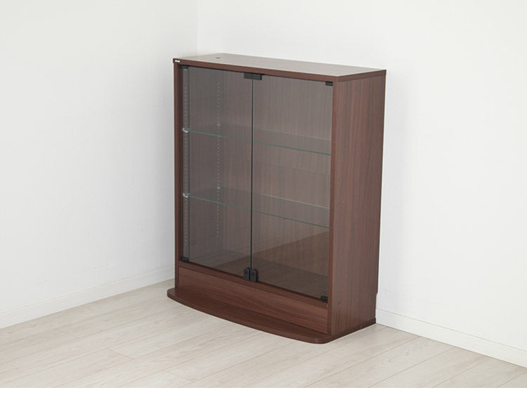 コレクションラック ユニール コレクションケース ディスプレイ ガラスケースユニール 幅83cm奥行29cm 本体 ロータイプ SCR-8329L(代引不可)