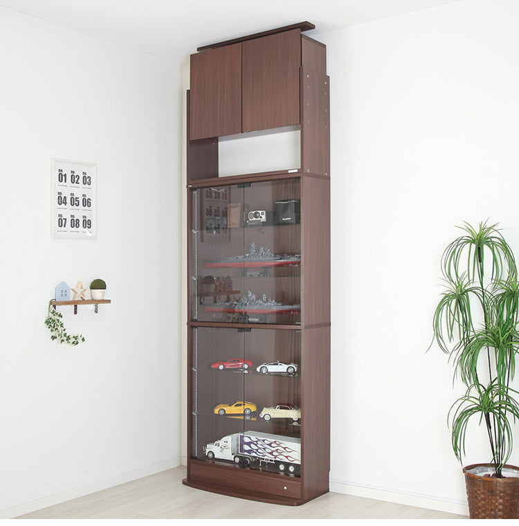 コレクションラック ユニール 上置きユニール専用オプション 対応本体 幅83cm奥行29cm 上置き ハイタイプ (対応天井高:241~274cm) SCR-8329UH(代引不可)