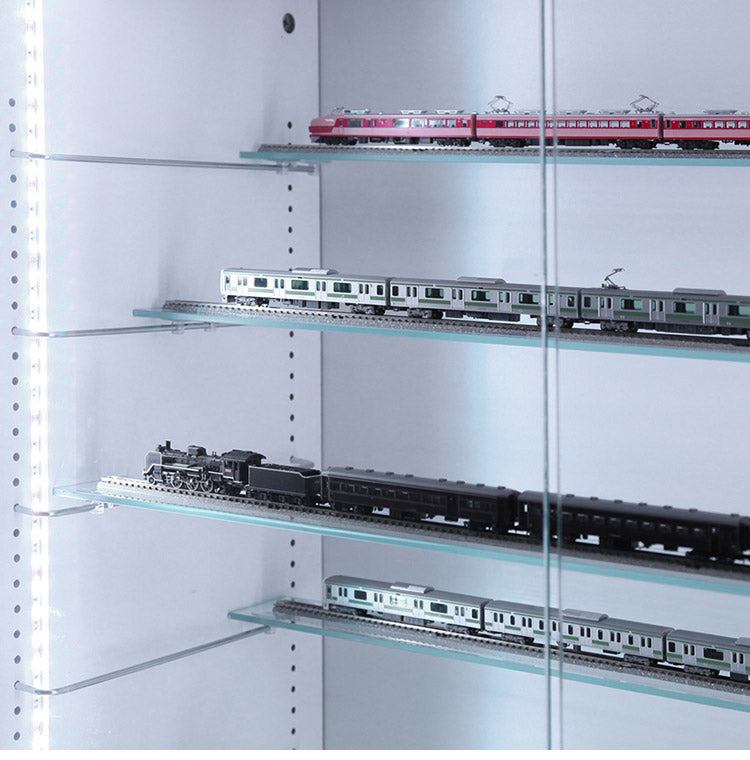 コレクションラック ユニール ガラスひな壇ユニール専用オプション 対応本体 幅83cm奥行39cm ひな壇 ディスプレイ (専用棚受付) SCR-8339HM(代引不可)