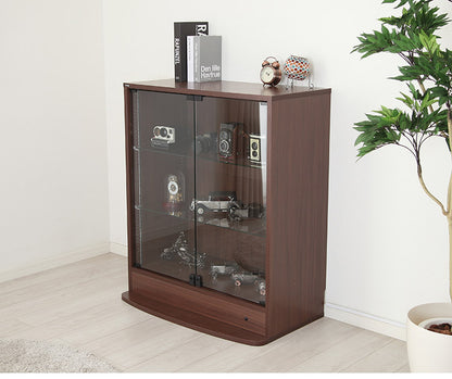 コレクションラック ユニール コレクションケース ディスプレイ ガラスケースユニール 幅83cm奥行39cm 本体 ロータイプ SCR-8339L(代引不可)