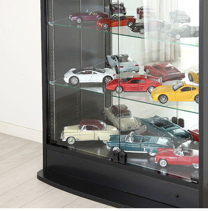 コレクションラック ユニール コレクションケース ディスプレイ ガラスケースユニール 幅83cm奥行39cm 本体 ロータイプ SCR-8339L(代引不可)