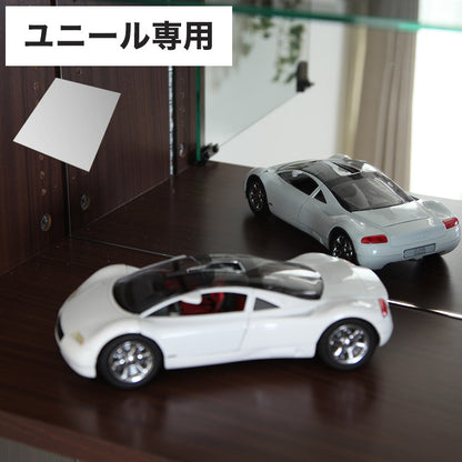 コレクションラック ユニール 背面ミラーユニール専用オプション 幅83cm 背面ミラー 1枚組 SCR-83MR(代引不可)