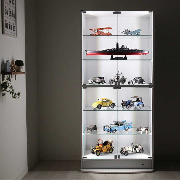 コレクションラック ユニール ホワイト LEDユニットユニール専用オプション 照明 ハイタイプ用 SCR-LED-H(代引不可)